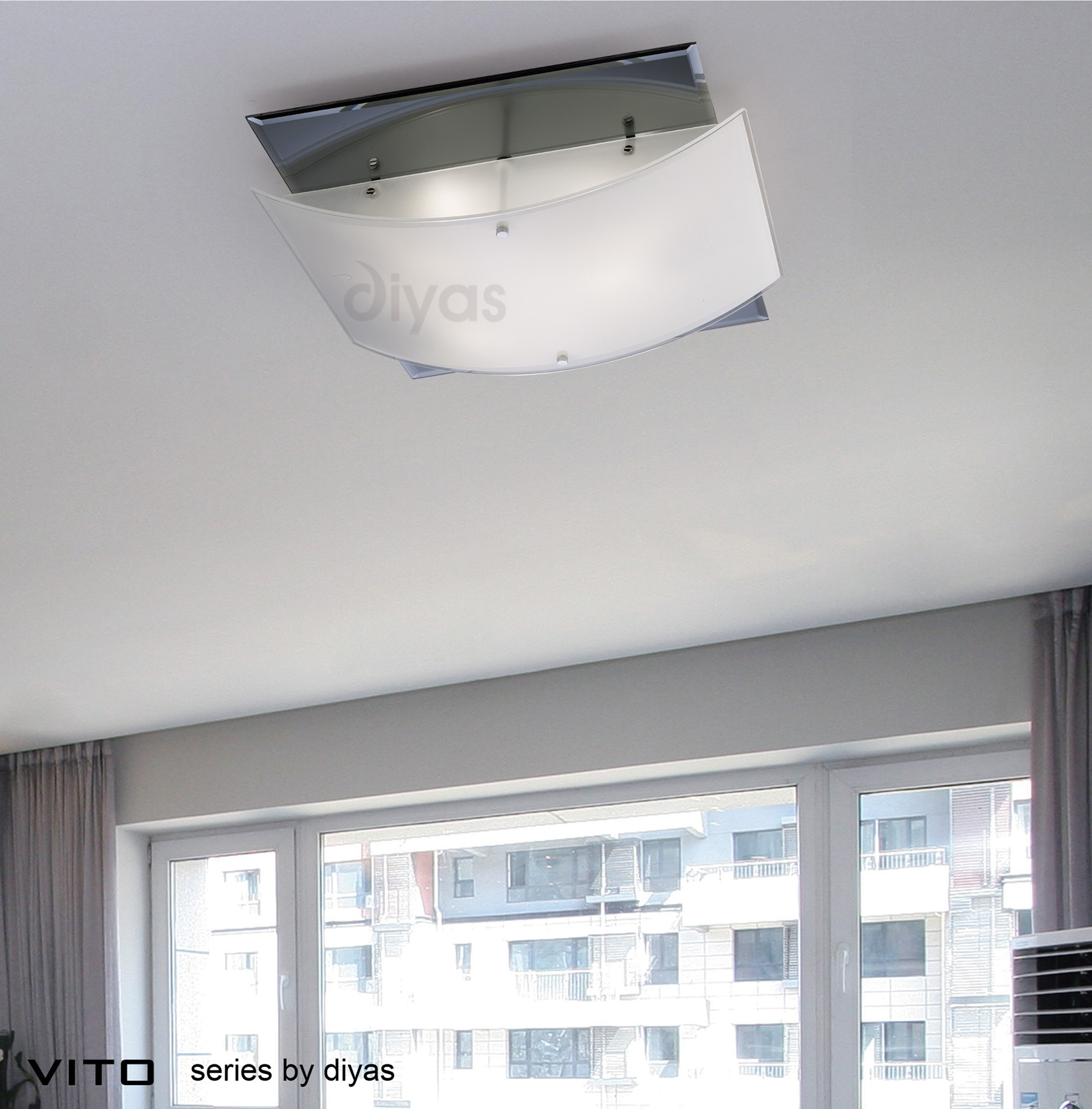 Vito Ceiling Lights Diyas Flush Fittings Vito Ceiling Lights Diyas Flush Fittings